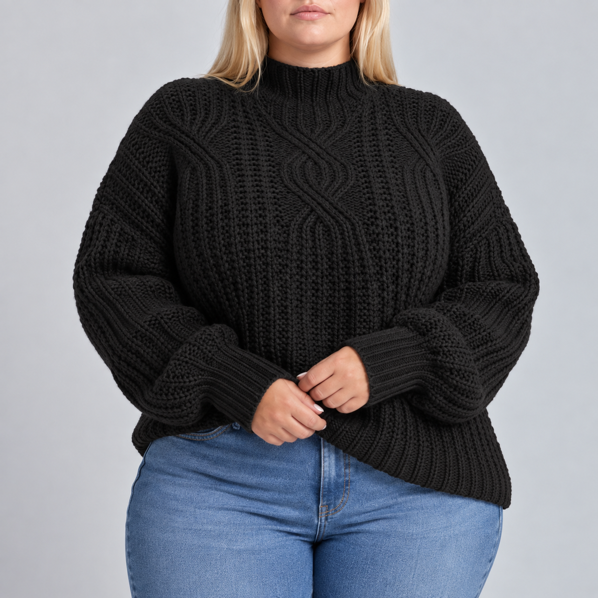 Clara | Cable-Knit Pullover Sweater