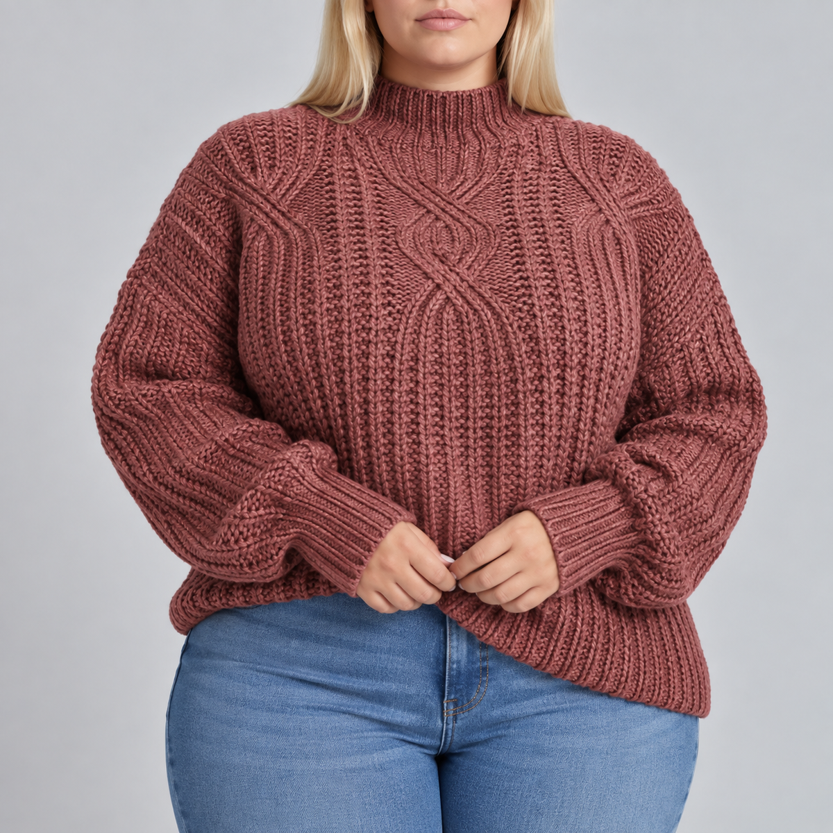 Clara | Cable-Knit Pullover Sweater