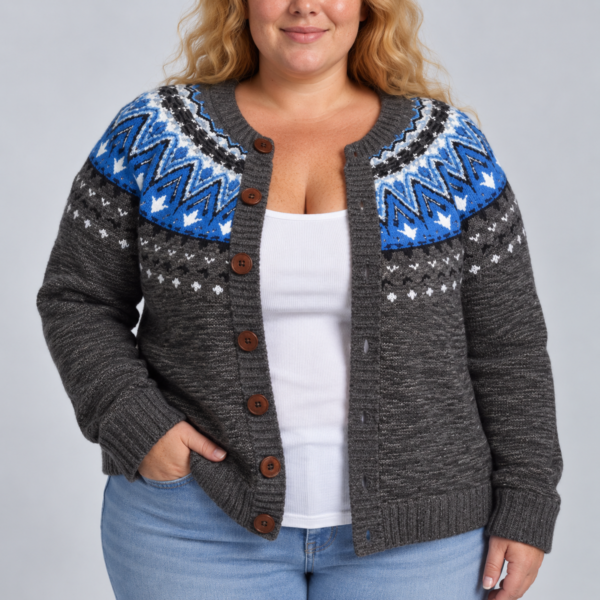 Jade | Vintage Icelandic Cardigan