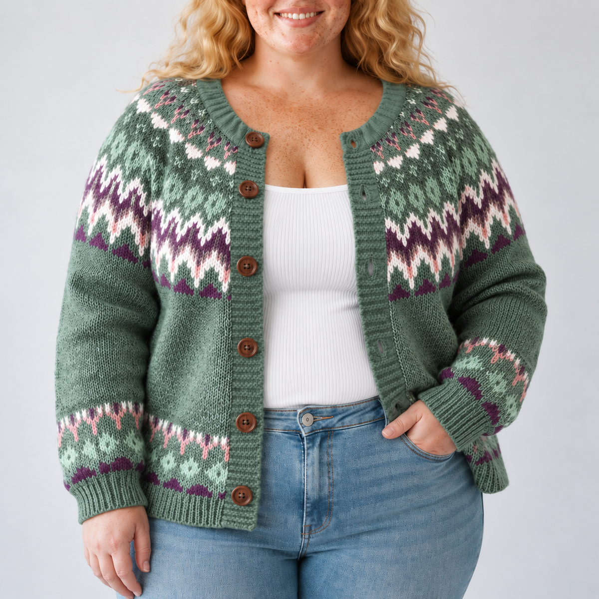 Delilah | Vintage Icelandic Cardigan