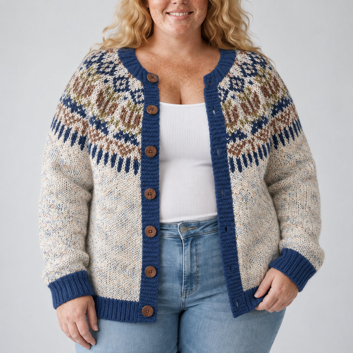 Hailey | Vintage Icelandic Cardigan