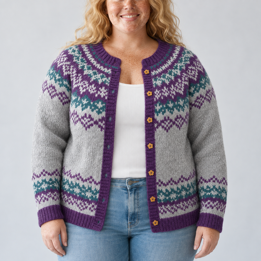 Naomie | Vintage Icelandic Cardigan