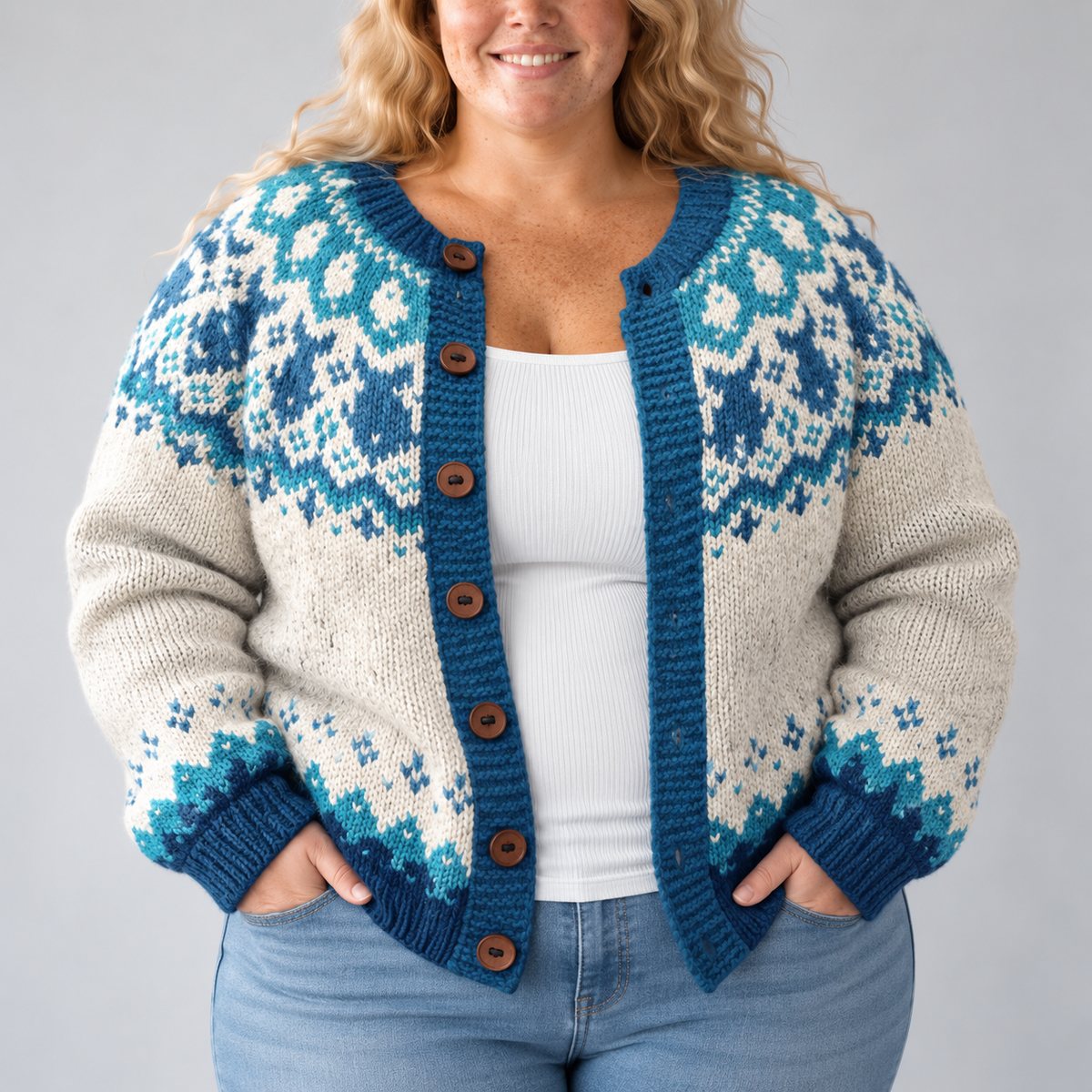 Eva | Vintage Icelandic Cardigan