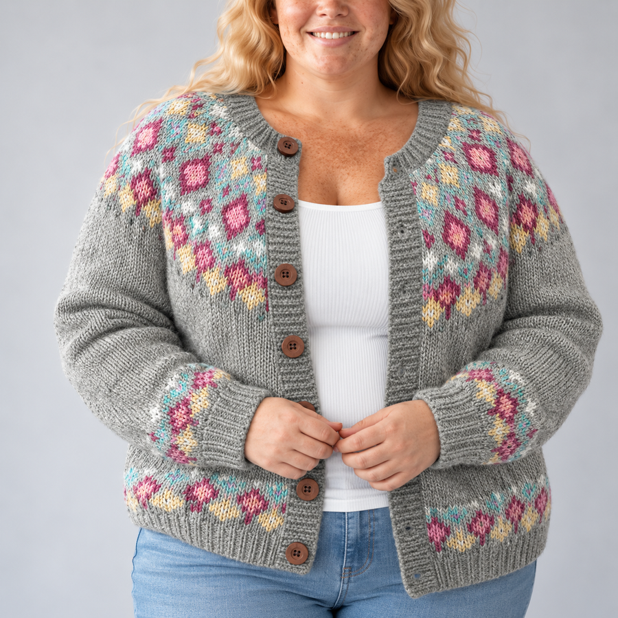 Madeline | Vintage Icelandic Cardigan