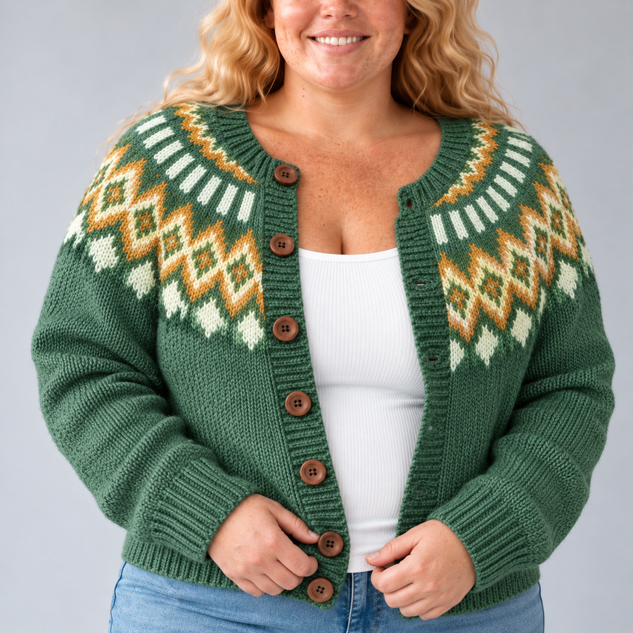 Natalia | Vintage Icelandic Cardigan