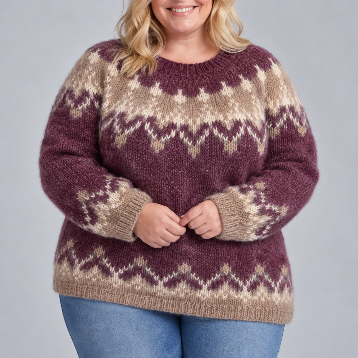 Eirwen | Fair Isle Knit Sweater
