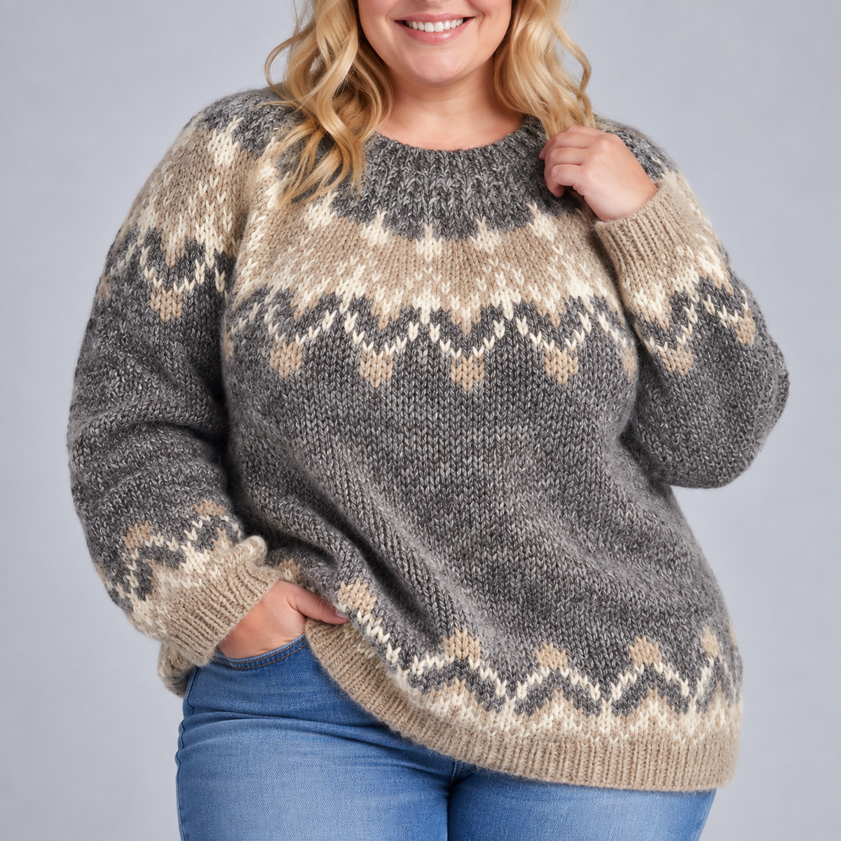 Eirwen | Fair Isle Knit Sweater