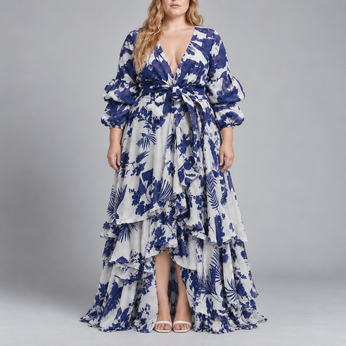 Bettina | Floral Ruffle Maxi Dress