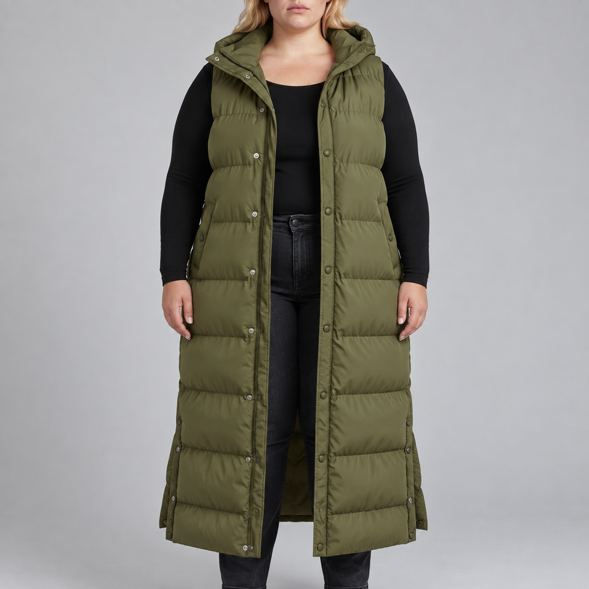 Marlowe | Maxi Hooded Puffer Vest