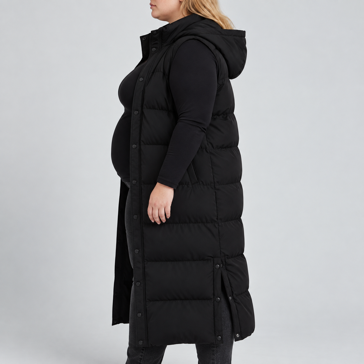 Marlowe | Maxi Hooded Puffer Vest