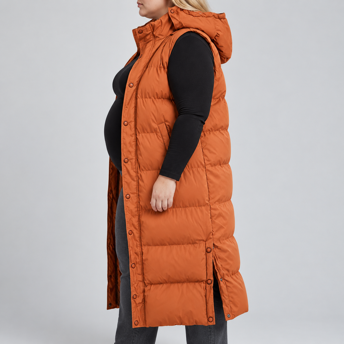 Marlowe | Maxi Hooded Puffer Vest