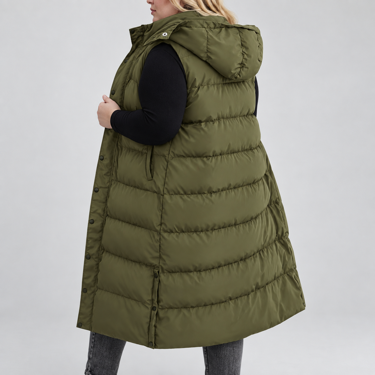 Marlowe | Maxi Hooded Puffer Vest