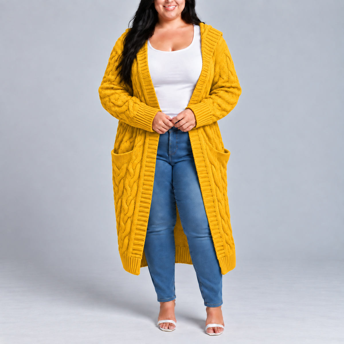 Zafira | Hooded Long Cardigan