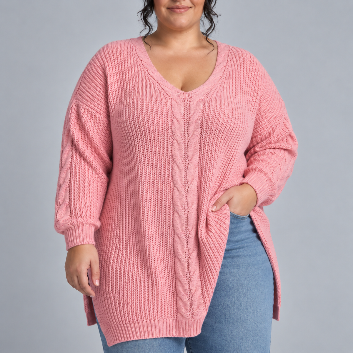 Seraphina | Elegant V-Neck Pullover