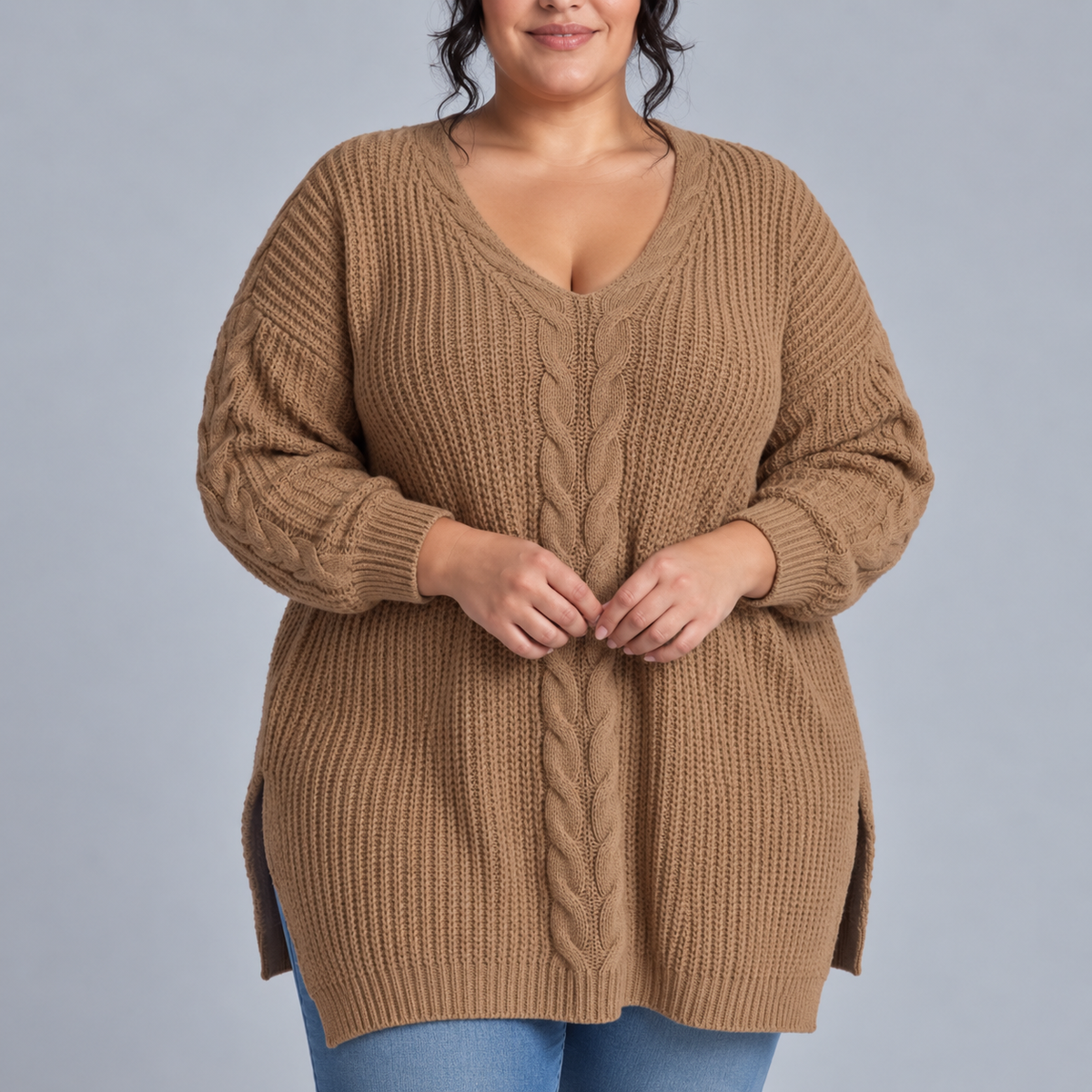 Seraphina | Elegant V-Neck Pullover