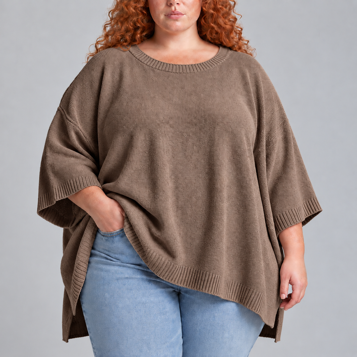 Soraya | Relaxed Cape Sweater