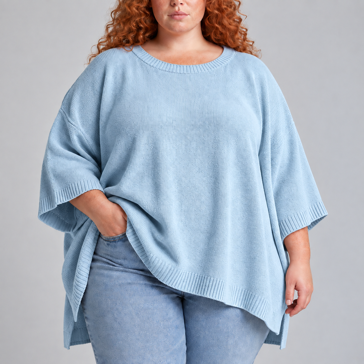 Soraya | Relaxed Cape Sweater