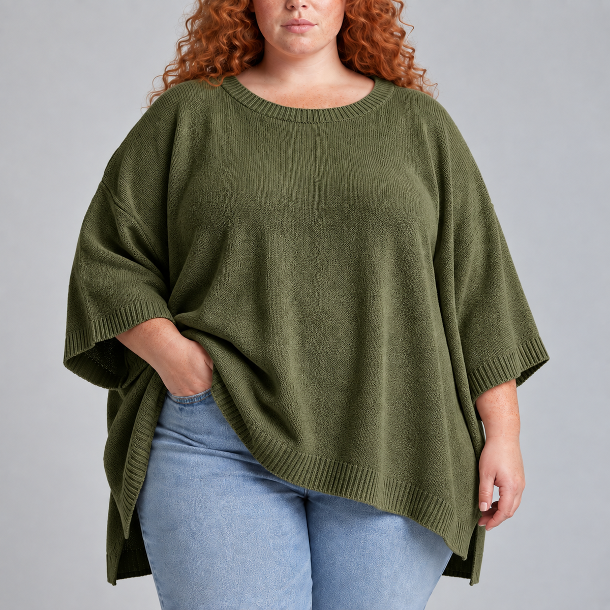 Soraya | Relaxed Cape Sweater