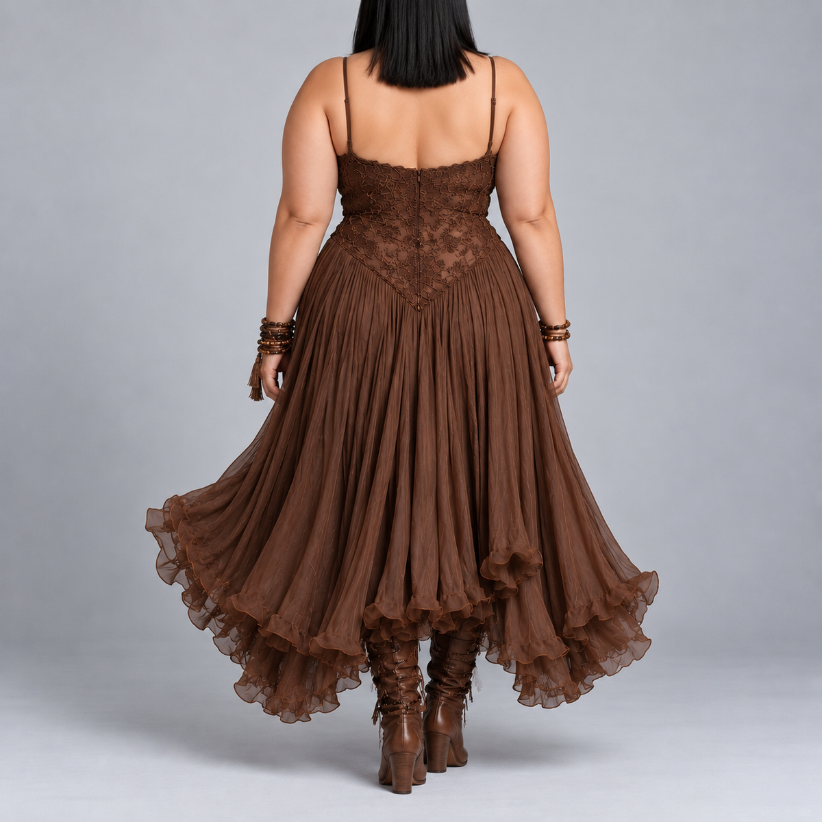 Ophelia | Lace Corset Maxi Dress