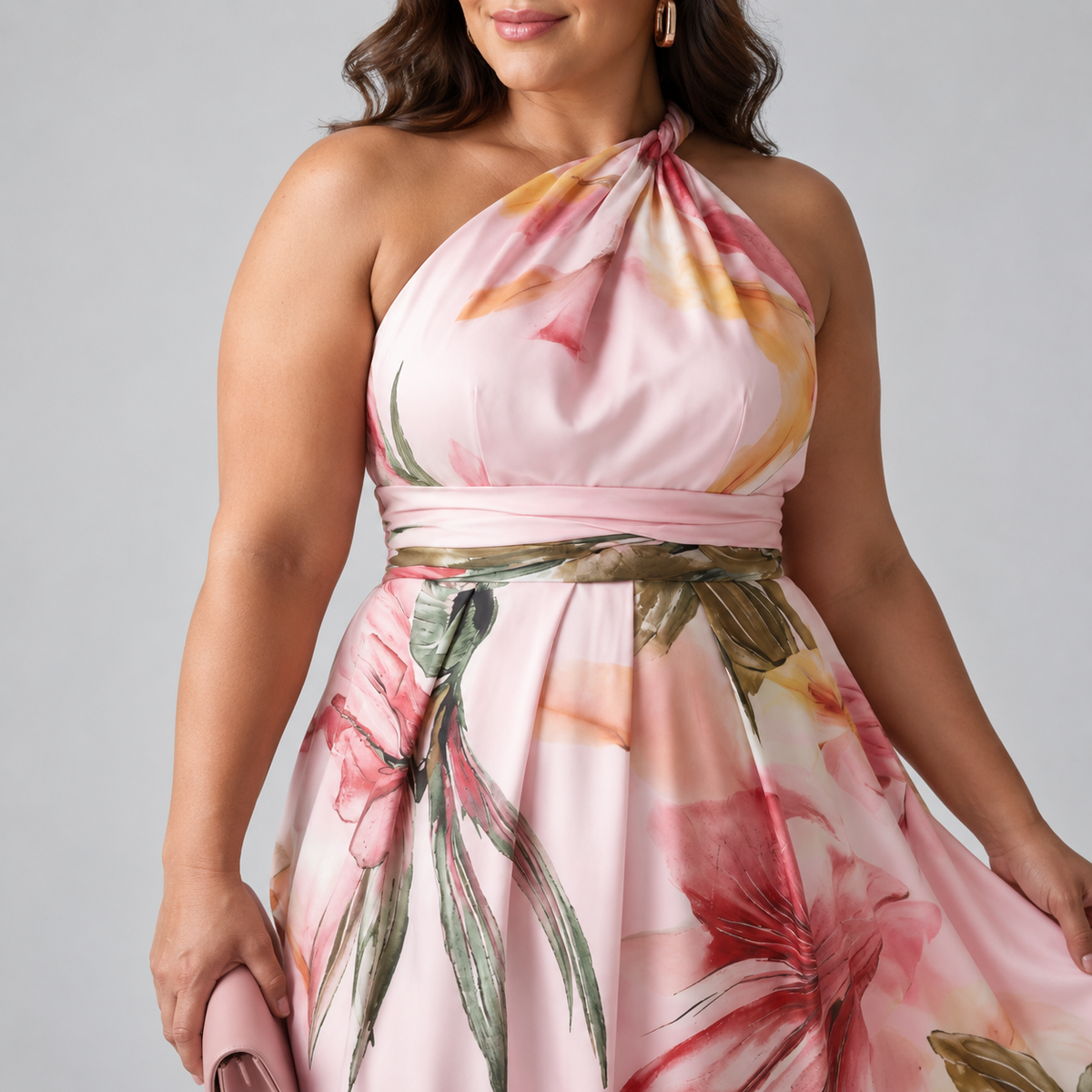 Amiel™ Light Floral Maxi Dress