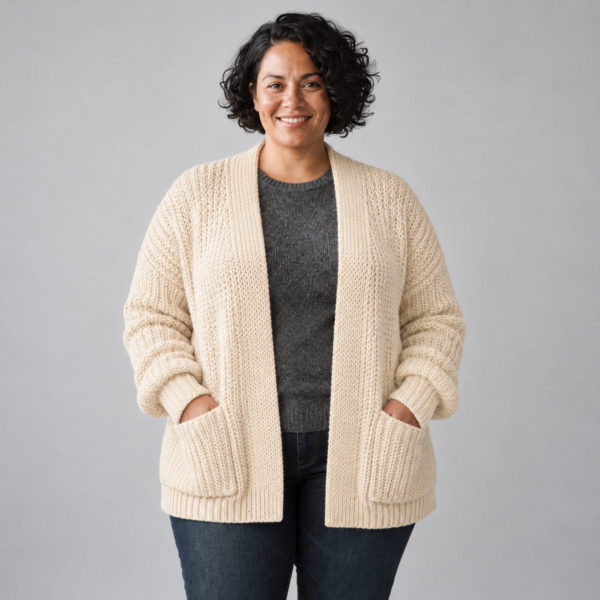 Isla | Women's Chunky Knit Cardigan