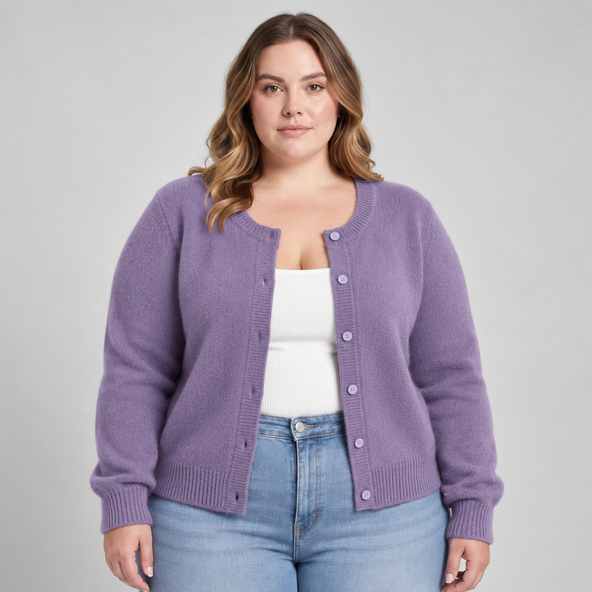 Amelia | Soft Knit Button Cardigan