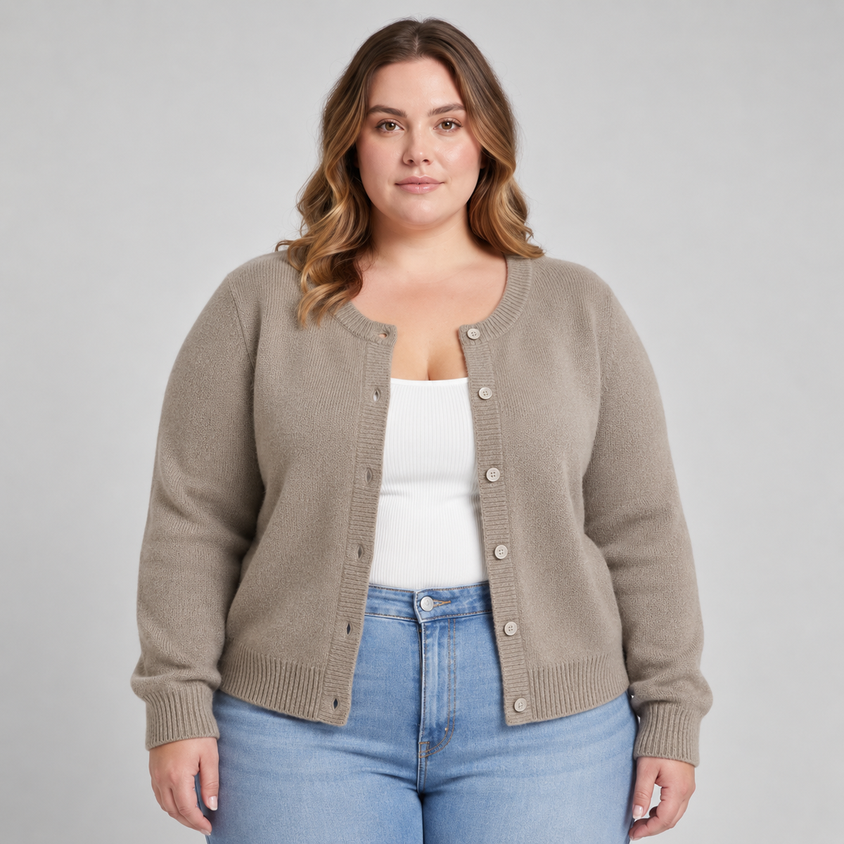 Amelia | Soft Knit Button Cardigan