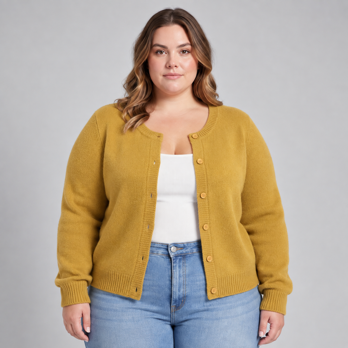Amelia | Soft Knit Button Cardigan