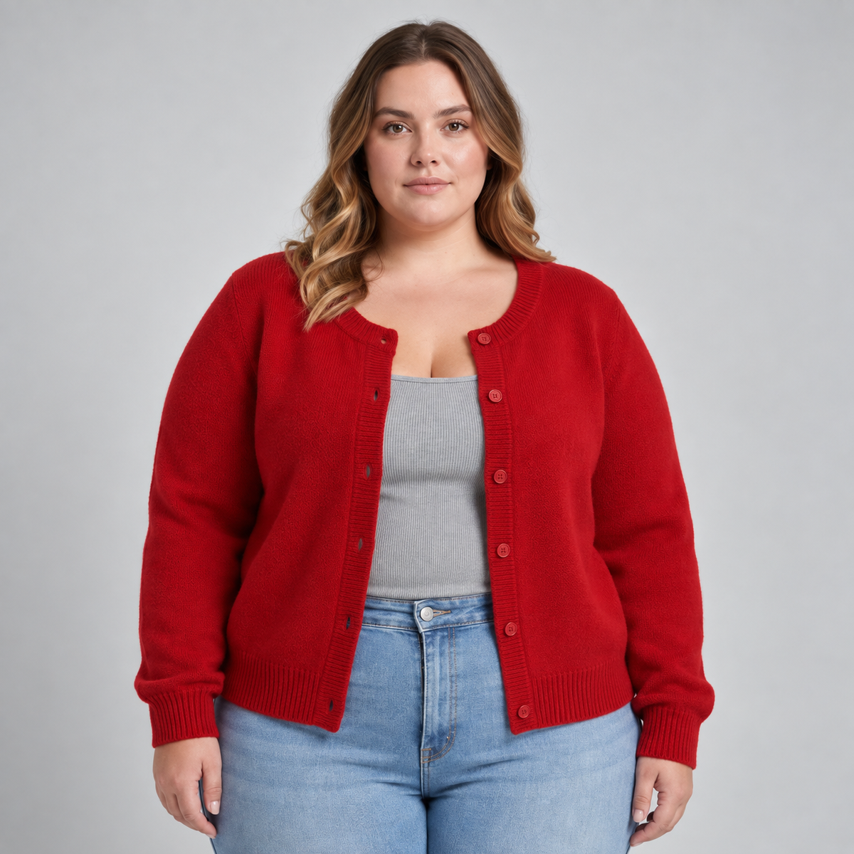 Amelia | Soft Knit Button Cardigan