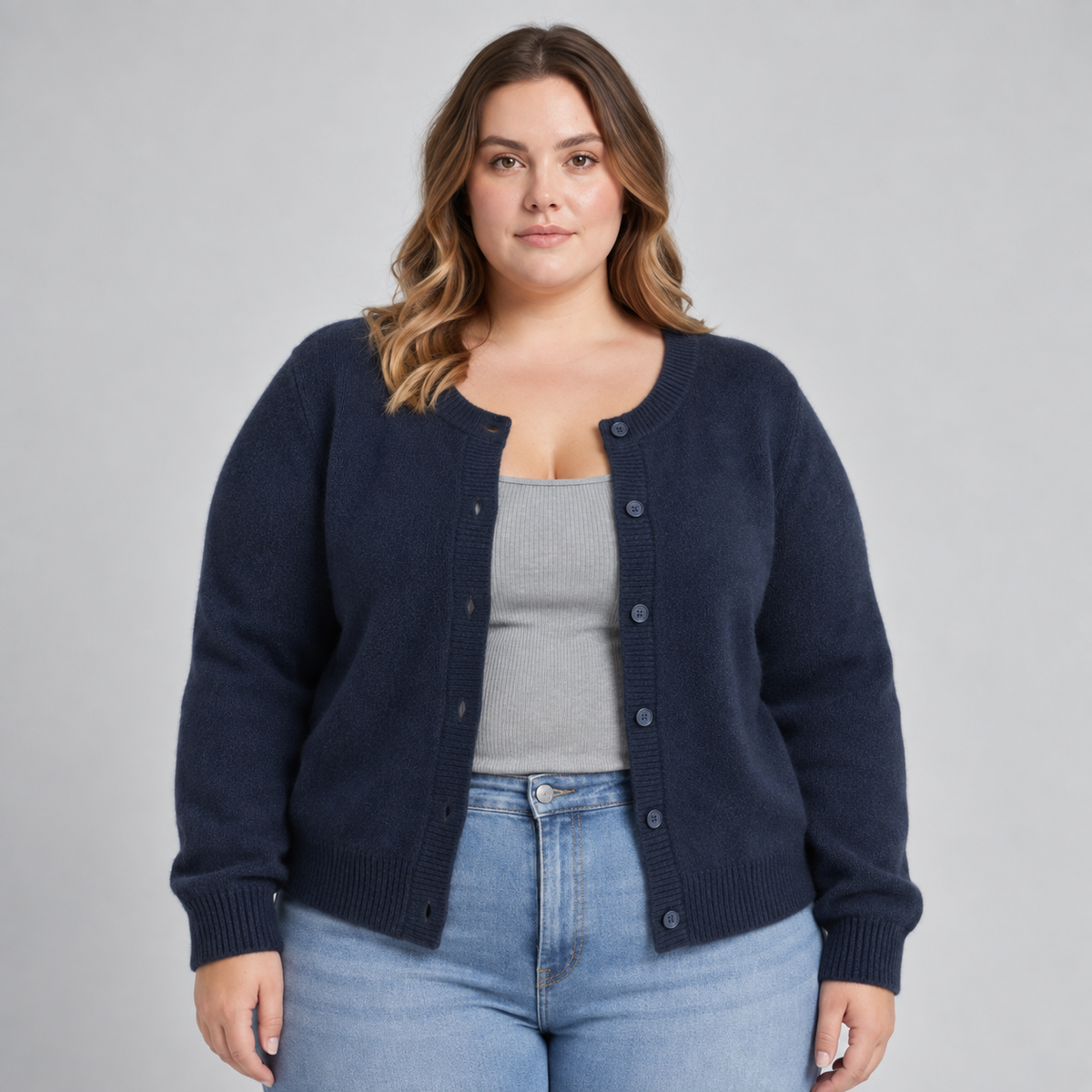 Amelia | Soft Knit Button Cardigan