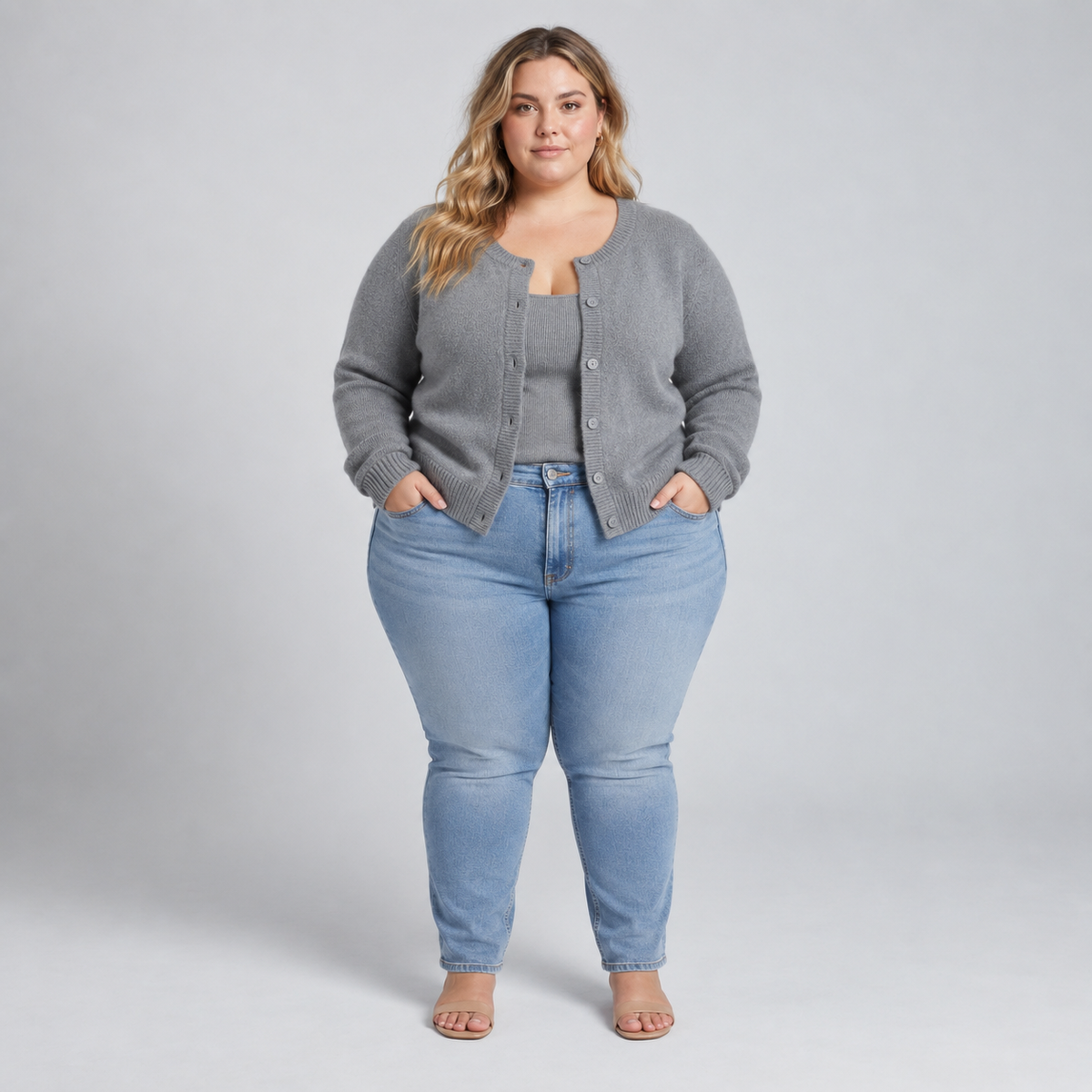 Amelia | Soft Knit Button Cardigan