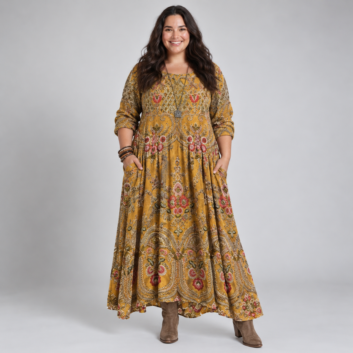 Rosalie - Comfortable Flattering Fit Dress