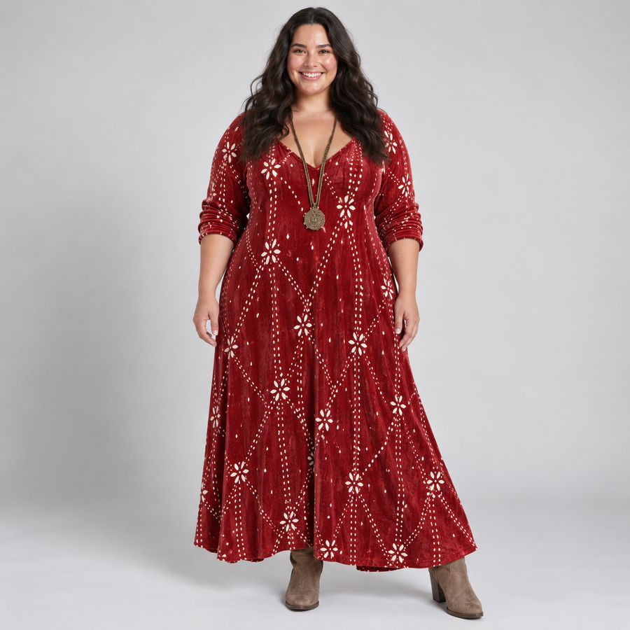 Gabrielle - Lightweight Flowy Silhouette Dress