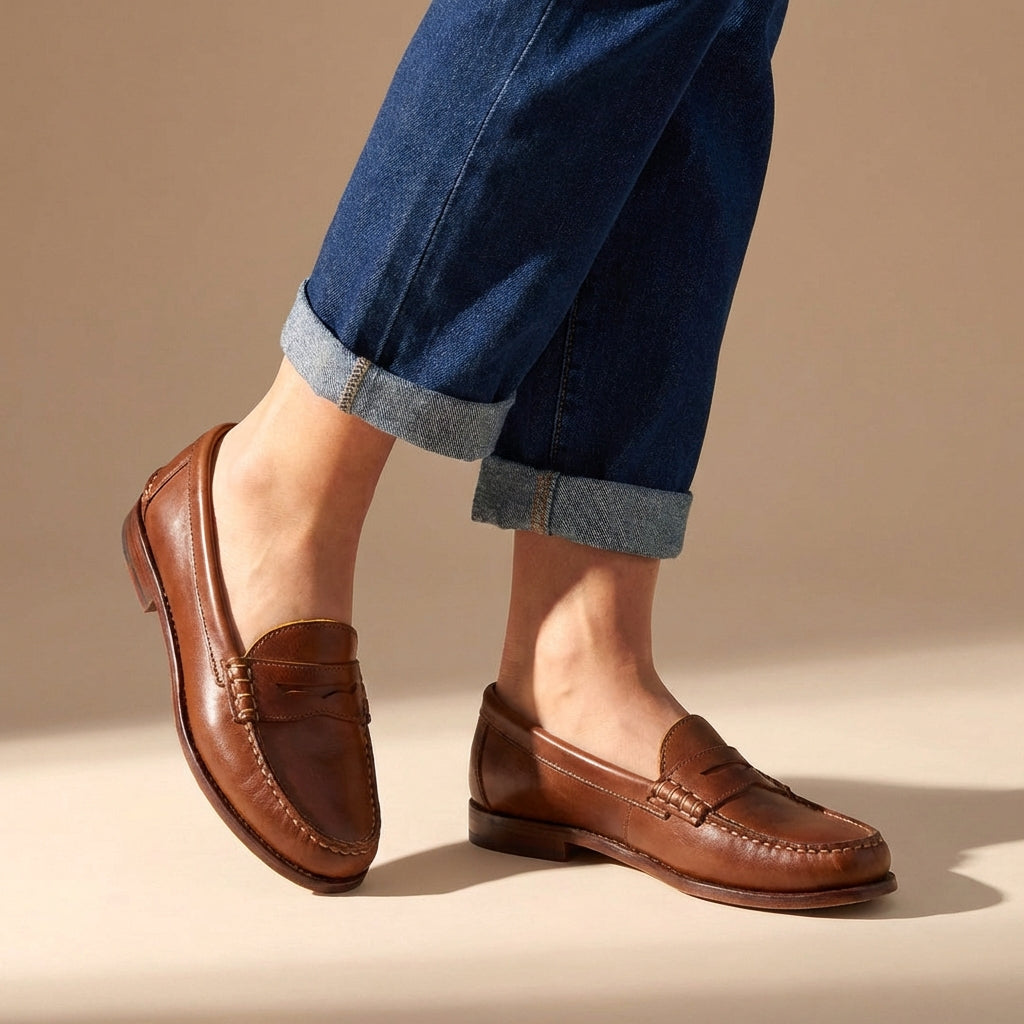 Blaire | Leather Penny Loafers