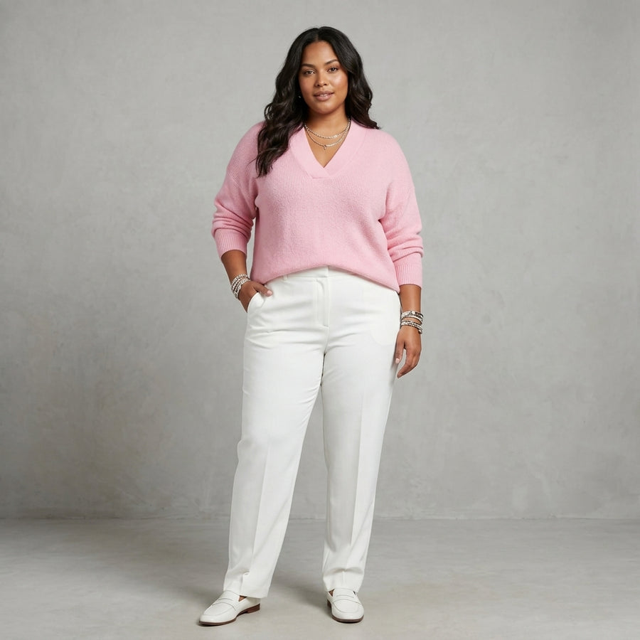 Vivelle | Relaxed V Neck Jumper