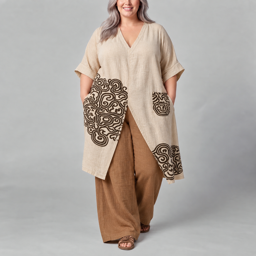 Frida | Embroidered Three-Piece Set