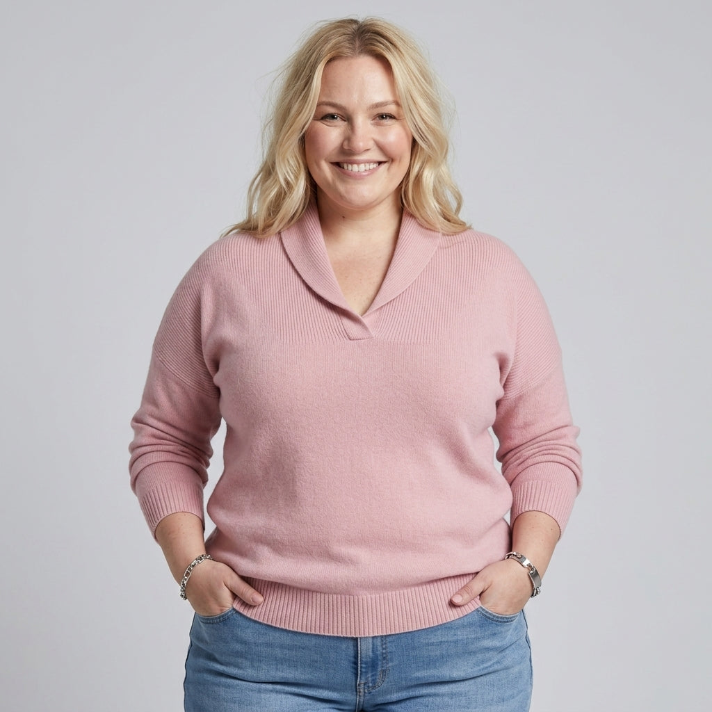 Margaret | The Forgiving-Fit V-Neck Jumper