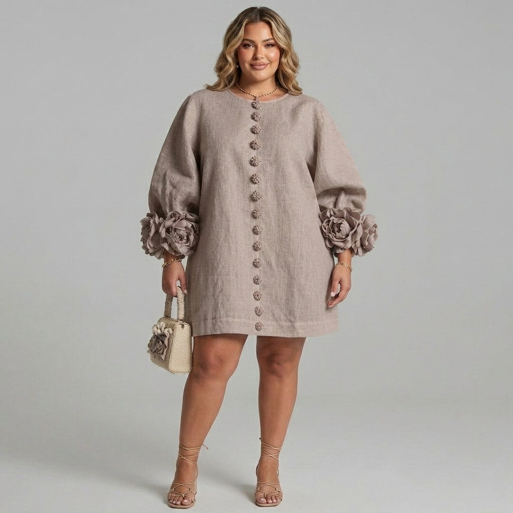 Henrietta Button-Down Mini Dress