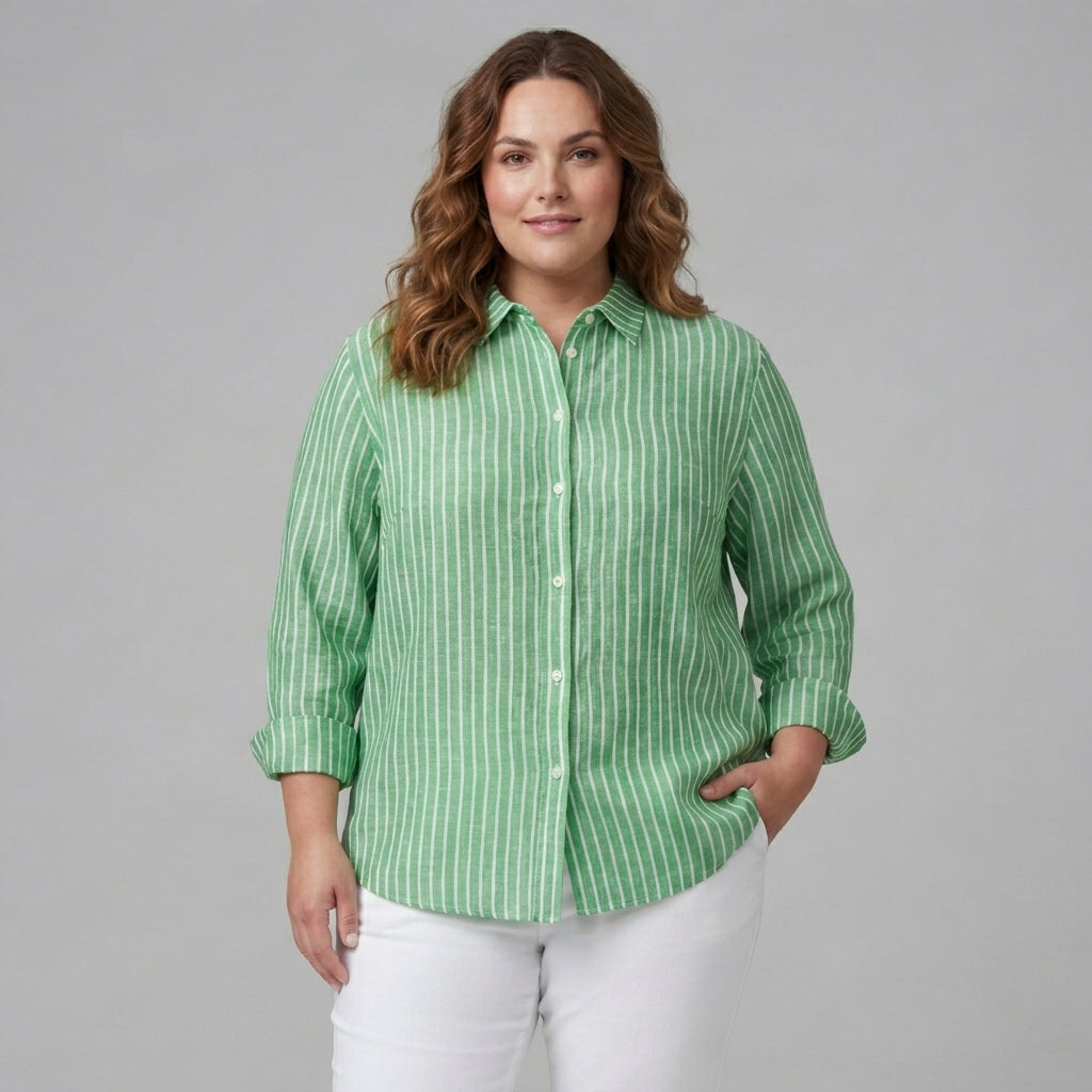 Jacqueline | Striped Button Down Shirt