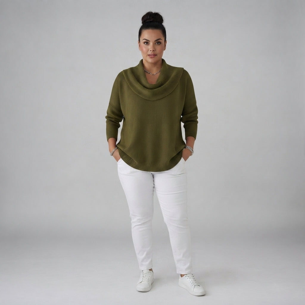 Juliette | Cowl Neck Jumper