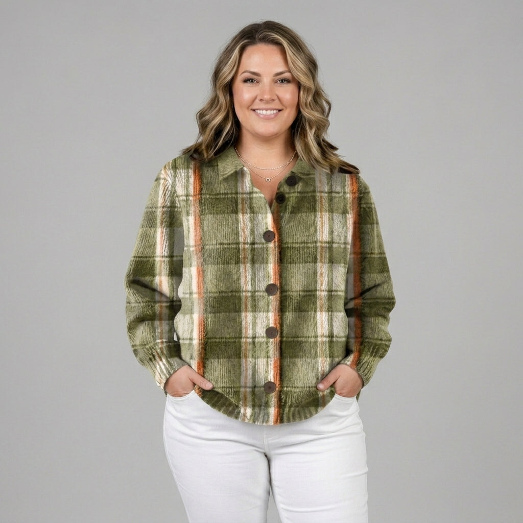 Gretchen | Checked Button Up Shirt