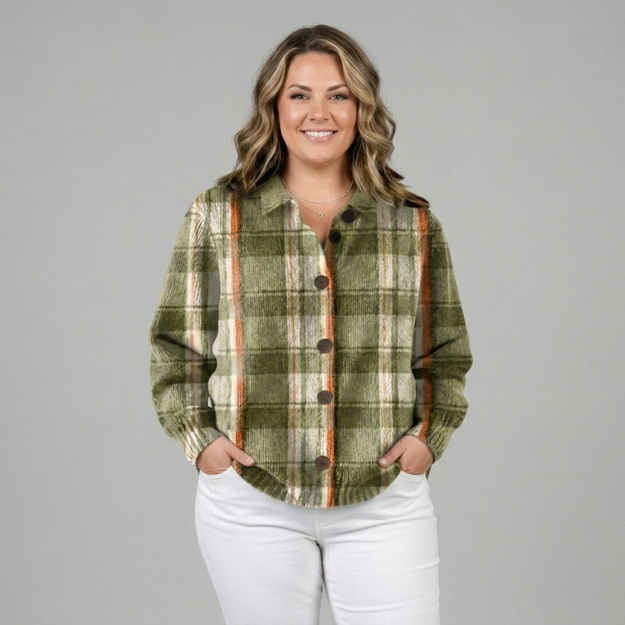 Gretchen | Checked Button Up Shirt