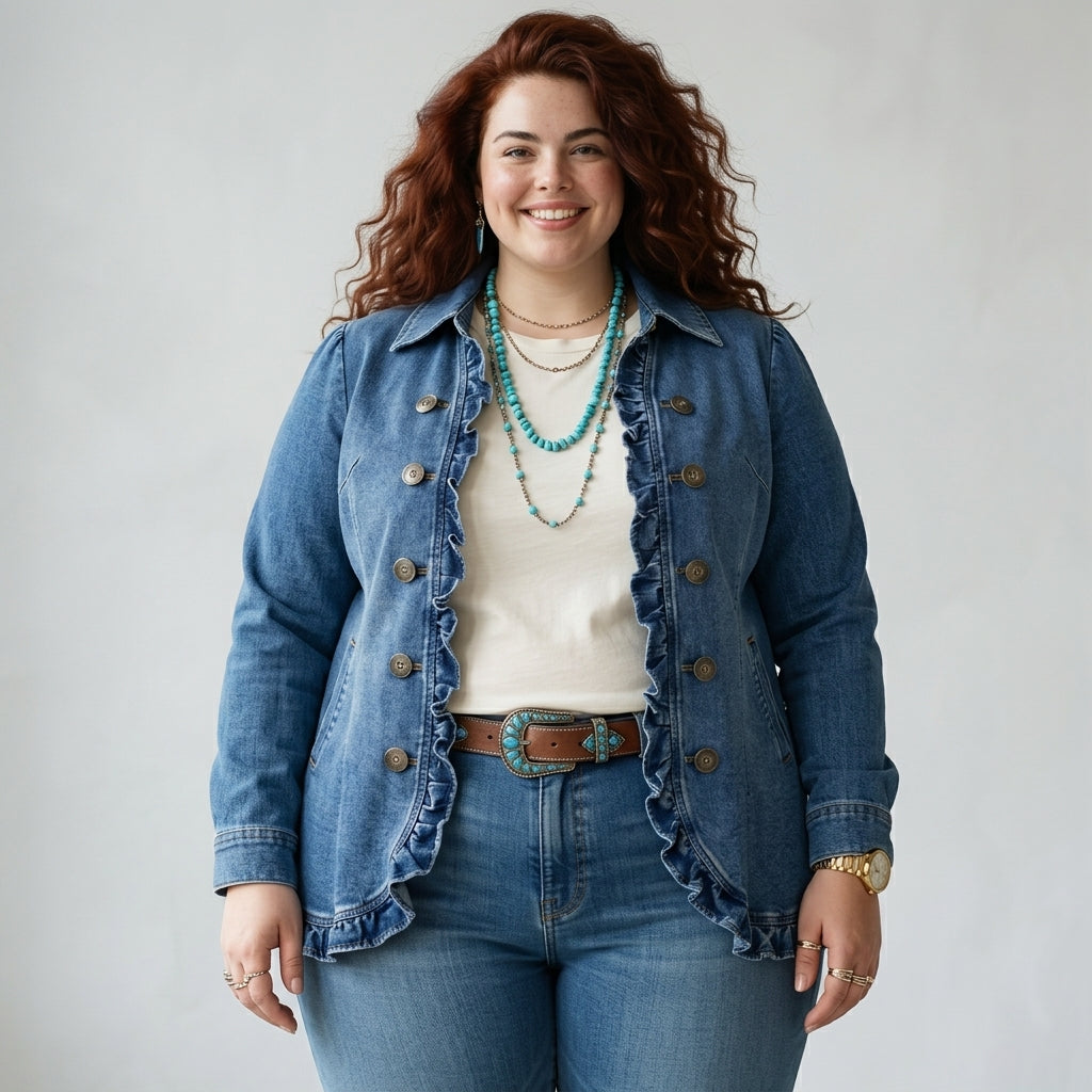Alaina – Frill Trim Jacket