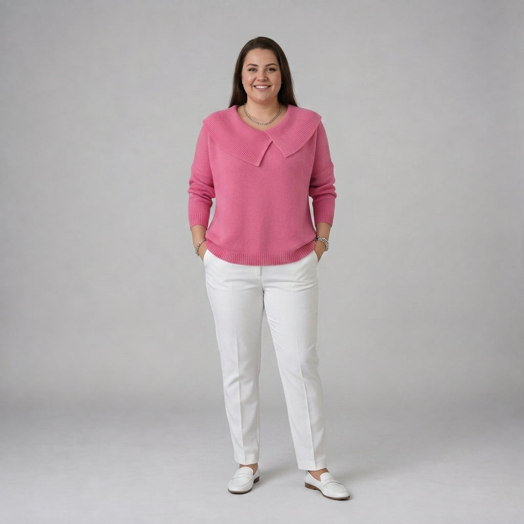Sunnora | Warm Jumper with Soft Collar
