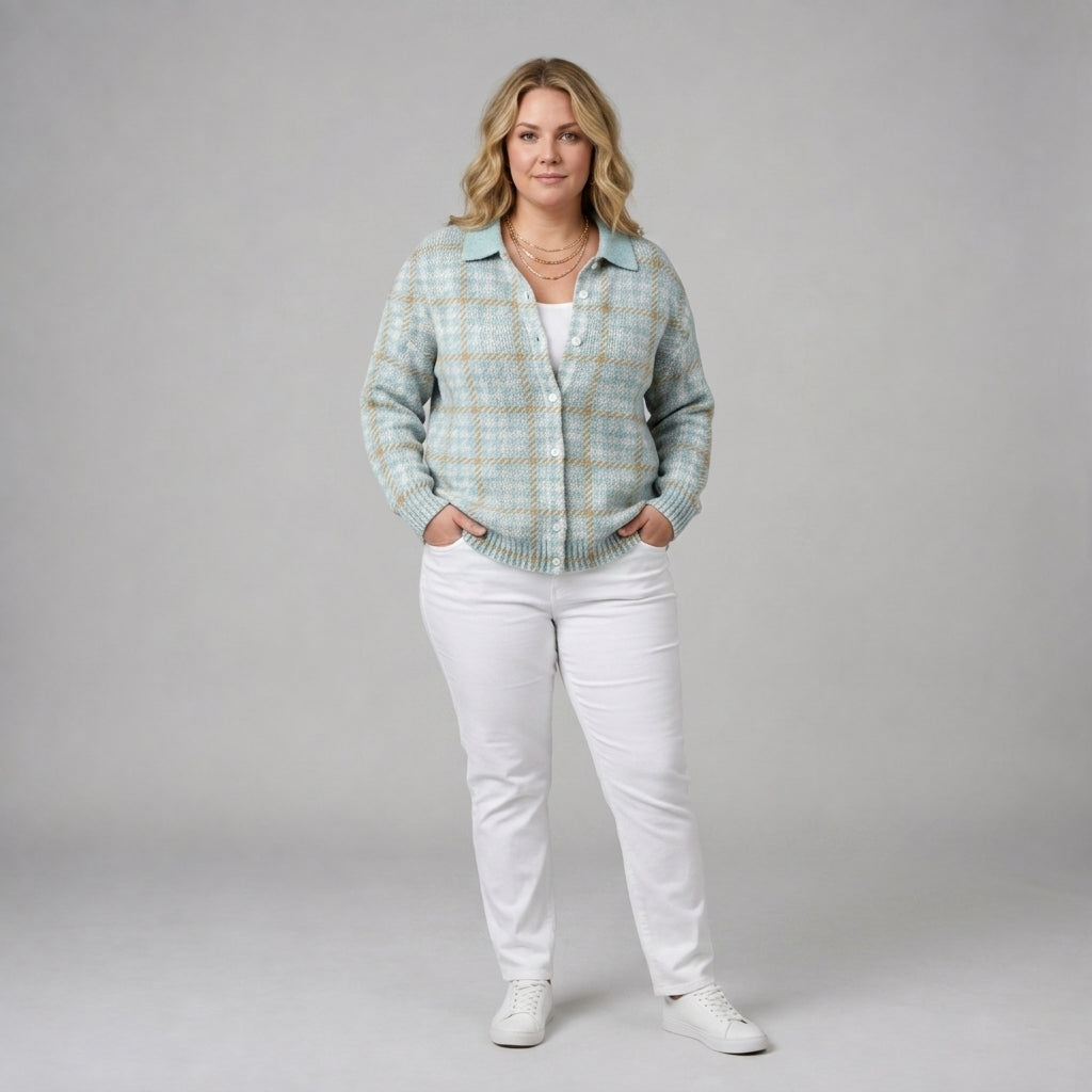 Bridget | Checked Collared Shirt
