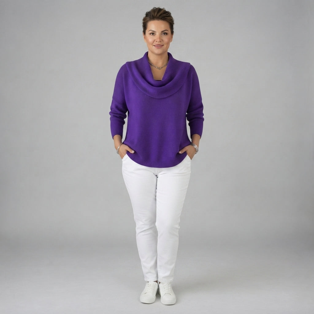 Juliette | Cowl Neck Jumper