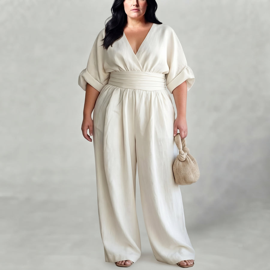 Grace | Wrap-Front Jumpsuit