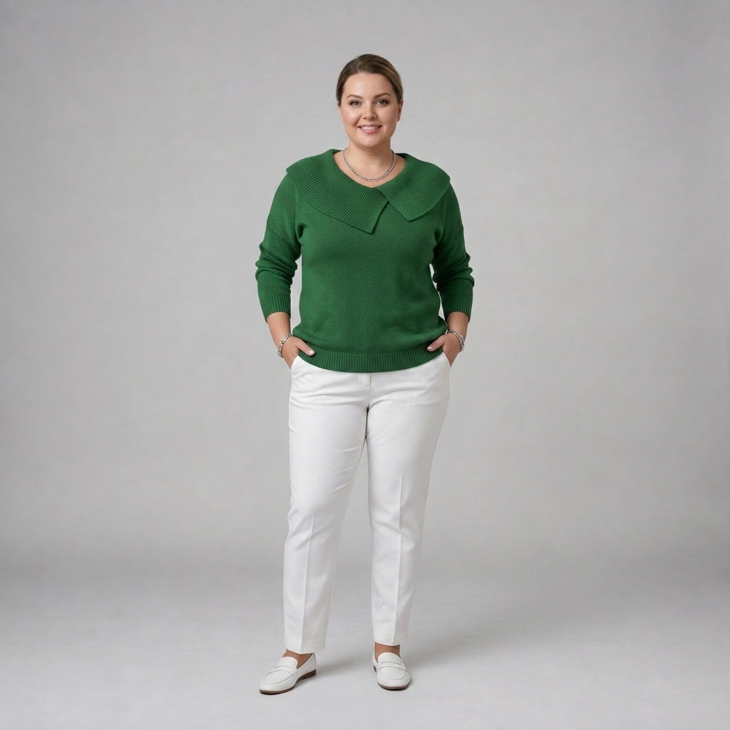 Sunnora | Warm Jumper with Soft Collar
