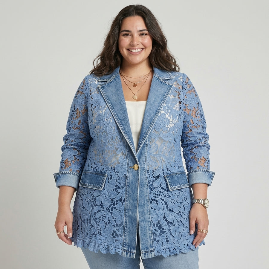 Lucille – Floral Lace Blazer