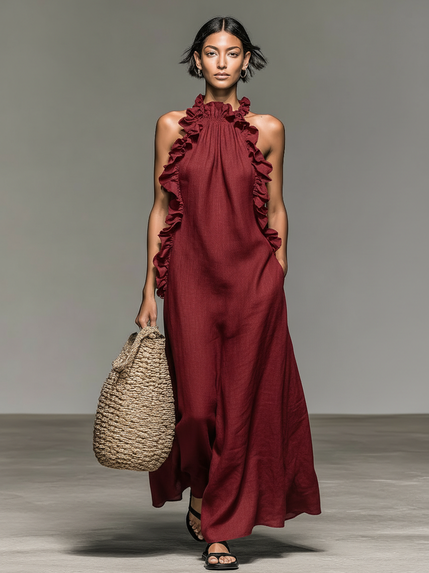 Raven | Maxi Dress with Pockets